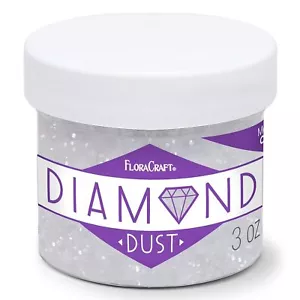 Floracraft Diamond Dust Crystal Twinklets,White - Picture 1 of 1