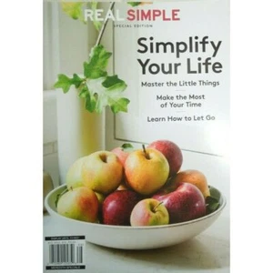 REAL SIMPLE SPECIAL simplify your life LITTLE THINGS most of time LEARN LET GO - Picture 1 of 8