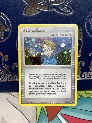 Celio's Network 88/112 REVERSE HOLO RARE Pokemon EX Fire Red & Leaf Green NM - Image 1 of 2