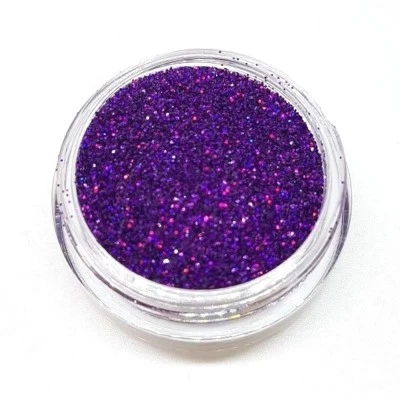 CREATIV.ARTS CA Glitter LASER Lila Purple Violet Multi Regenbogen Shine Effekt hologramm #406