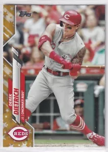 2020 Topps Gold Star Parallel Cincinnati Reds Team Set Series 1 and 2 - Picture 1 of 1