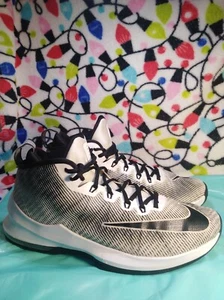 Nike Air Max Infuriate AA4438-100 White Black Basketball  Sneakers Mens Size 14 - Picture 1 of 12