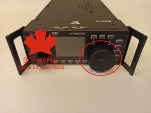 Deluxe aluminiowa gałka potencjometru do nadajnika-odbiornika radiowego XIEGU G90 HF SDR - Zdjęcie 1 z 3