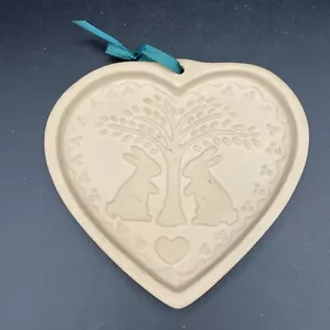 Brown Bag Cookie Art - Bunny Rabbit Tree Heart Easter Spring - 1989 Hill Design - Picture 1 of 5