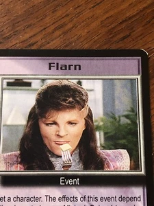BABYLON 5 CCG CARD NEAR MINT CONDITION RARE FLARN PROMOM CARD NEVER PLAYED WITH - Picture 1 of 4