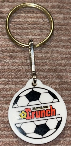 vintage 80s Cleveland Crunch Soccer Keychain MISL, MSL, NPSL Indoor Ohio Cover