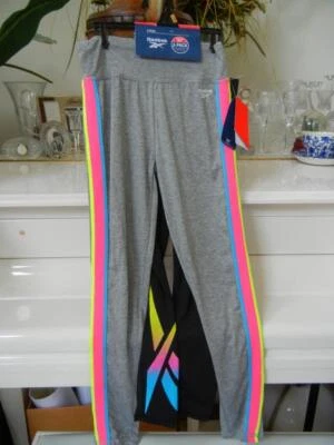 NUEVO CON ETIQUETAS NIÑAS REEBOK PAQUETE DE 2 LEGGINGS BÁSICO RENDIMIENTO ACTIVO PANTALONES HASTA EL TOBILLO $40 Foto 1 de 4