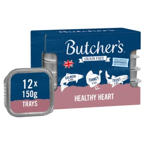 Butchers Grain Free Healthy Heart Dog Food 12 X 150g- Delicious Dog Food - Picture 1 of 5