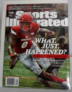 Lamar Jackson Sports Illustrated Louisville Ravens No Label Newstand NL 1481 16 - Picture 1 of 2