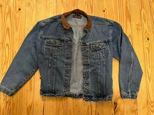 Jansport Denim Jacket Wpl 6428 Size Med Vintage - Picture 1 of 8