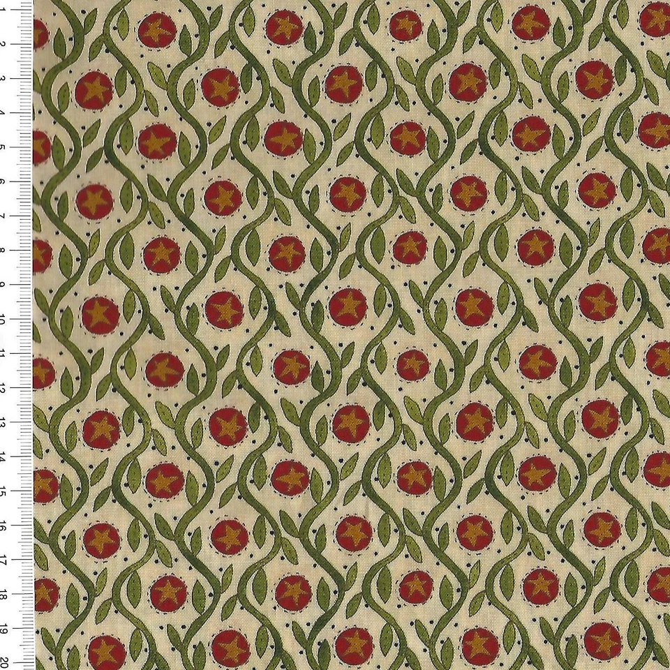 (€ 16,00/m) Patchworkstoff - Moda - " Round Robin " - 25 x 110cm - Bild 1 von 1