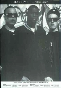 Promo Material Massive/Blue Lines (O2 Seiten - DIN A 04) - Foto 1 di 1