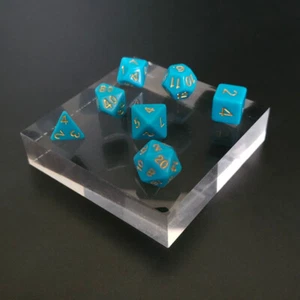 Juego completo de dados - Skystone Blue - D4 a D20 - Dungeons & Dragons - D&D - Imagen 1 de 1