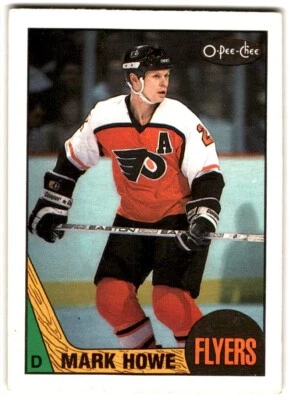 1987-88 O-Pee-Chee Mark Howe #54 Philadelphia Flyers - Image 1 of 2