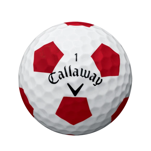 12 Callaway Chrome Soft Truvis in Red & White  grade AAAAA used  - Imagem 1 de 1