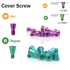 Tappi dentali mini vite di copertura regolare adatta per sistema Hiossen Oss Healing Abutment ET - Foto 1 di 18