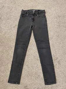 Cat & Jack Black Super Skinny Jeans Girls Size 16 School Walking GOOD PANTS - Picture 1 of 6