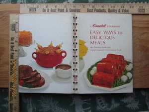 a campbell cookbook easy ways to delicious meals 1967 - Imagen 1 de 6