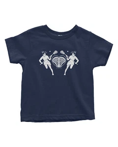 Camiseta Jugadores de lacrosse con Corazón Niño Pequeño Regalo Laxo - Imagen 1 de 10