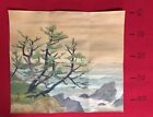 S0531 Japanese Vintage MAKURI MEKURI HONSHI Hand Paint Paper Landscape