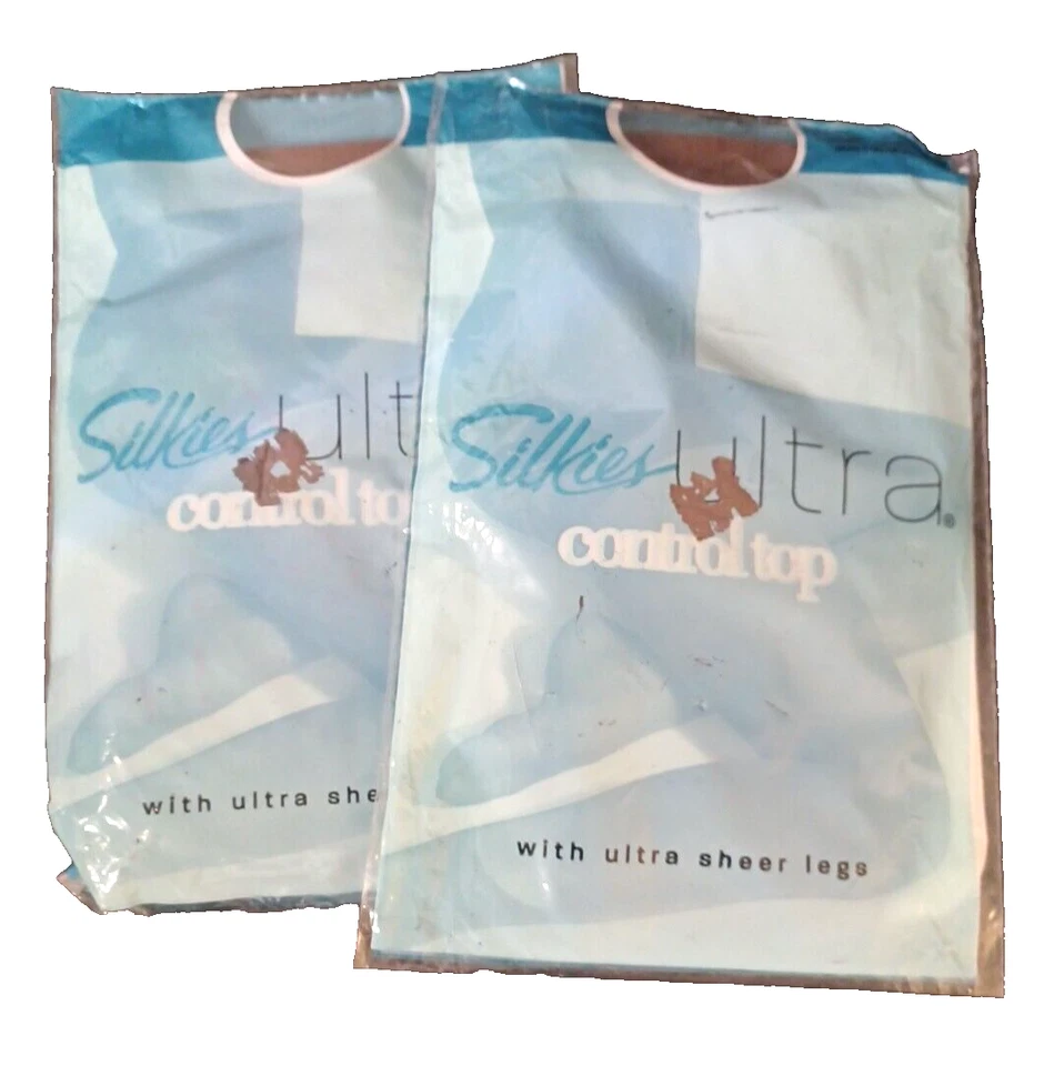 Silkies Ultra Control Top Pantyhose #030302 Size Large Honey 3-Beige ()