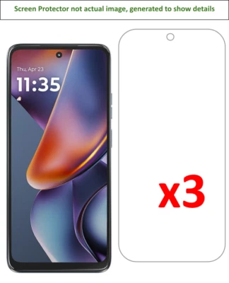 3x Protector Pantalla Motorola Moto G (2025) con Paño Foto 1 de 2