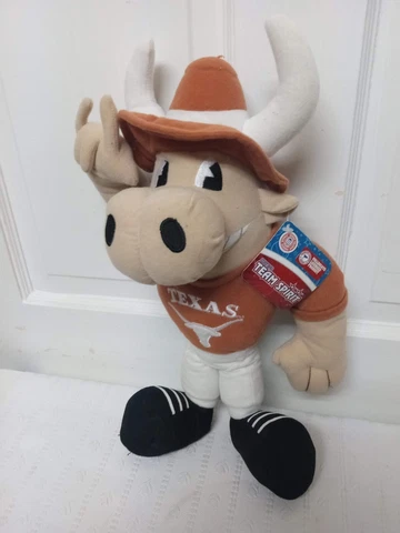 University of Texas Longhorns Mascot Plush Bevo Bull 13" Toy Licensed With Tags Cover