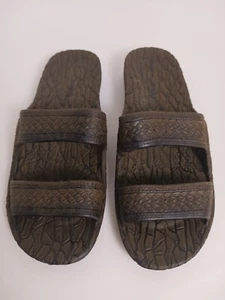 Pali Hawaii Brown Waterproof Slides Women Size 9 - Picture 1 of 10