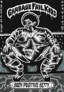 GPK SKETCH ART 8 X 12 Inch, HAND DRAWN, INKS, Sketch A4, BODY POSITIVE BETTY - Picture 1 of 1