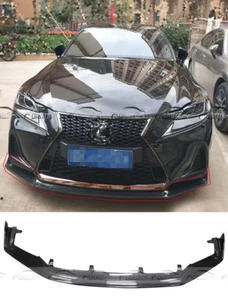For 2017UP LEXUS IS F Sport Carbon Fiber Front Bumper Lip Chin Spoiler - Bild 1 von 12