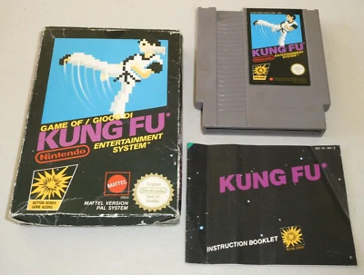 Kung Fu game Nintendo NES complete Boxed PAL A mattel - Image 1 of 4
