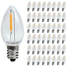 Waterproof C7 LED Light Bulbs - Shatterproof 0.6W Equivalent to 7W 50 Pack