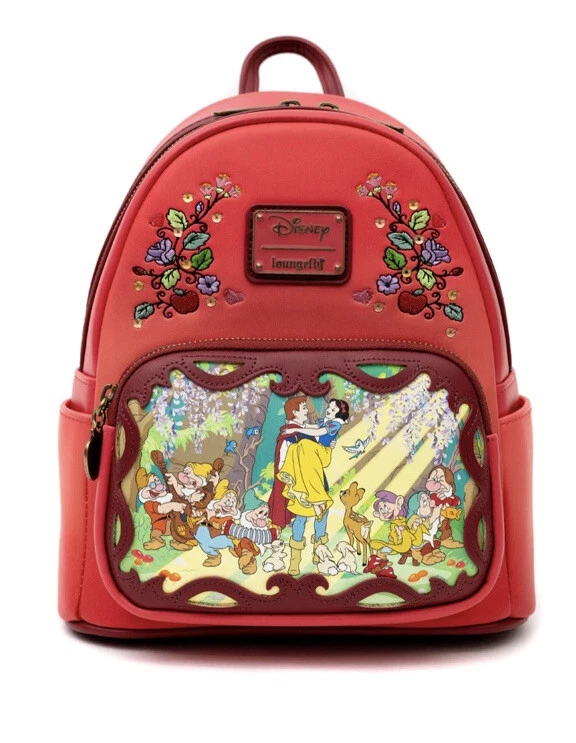 Loungefly Disney Princess Stories Series Snow White Mini Backpack EXCLUSIVE  NWT - Изображение 1 из 4