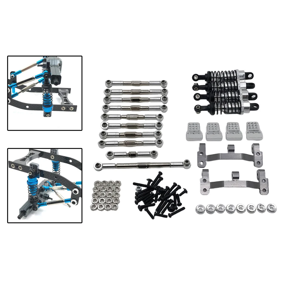 RC Upgrade Metall Kit Front Axle Steering Zugstange für WPL C14 C24 FY DIY Teil - Bild 1 von 1