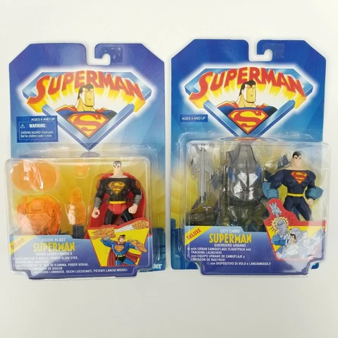 1998 Kenner Superman City Camo Deluxe & Vision Blast Action Figures TV Series Cover