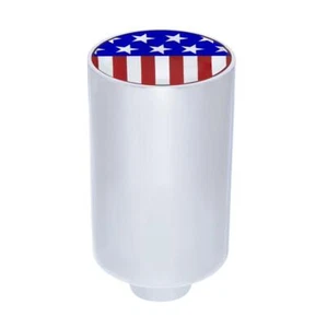 3 " Chrome Aluminum Air Valve Knob - US Flag - Picture 1 of 3