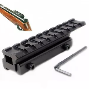 Extension Dovetail Rail 11mm to 20mm Picatinny/Wea Adapter Scope Rifle Base - Picture 1 of 6