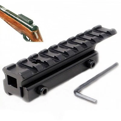 Extension Dovetail Rail 11mm to 20mm Picatinny/Wea Adapter Scope Rifle Base - Image 1 of 4