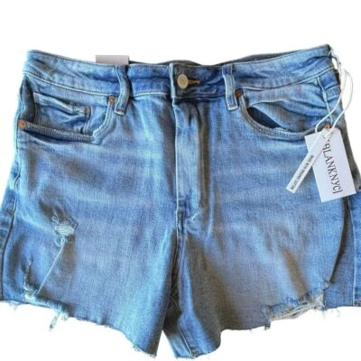 Pantalones Cortos de Denim Blank NYC Nuevos con Etiquetas The REEVE Dobladillo Crudo Algodón Orgánico Verano Geniales Foto 1 de 4