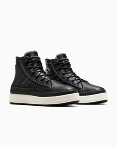 Converse Chuck Taylor All Star Equip Waterproof High-Top Shoes Black - Picture 1 of 8