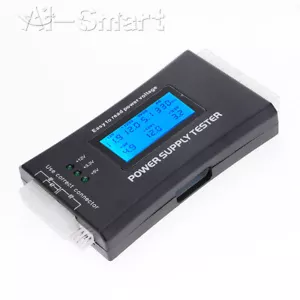 PC Computer LCD 20/24 Pin 4 PSU ATX BTX ITX SATA HDD Digital Power Supply Tester - Picture 1 of 7