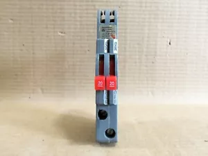 INTERRUPTORES ÚNICOS UBIZ UBIZ2020 2 POLOS 20 AMP DISYUNTORES TÁNDEM UBIZ-2020 - Imagen 1 de 2