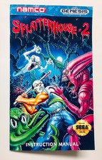 Splatterhouse 2 - Sega Genesis - Reproduction Manual, Instruction Booklet