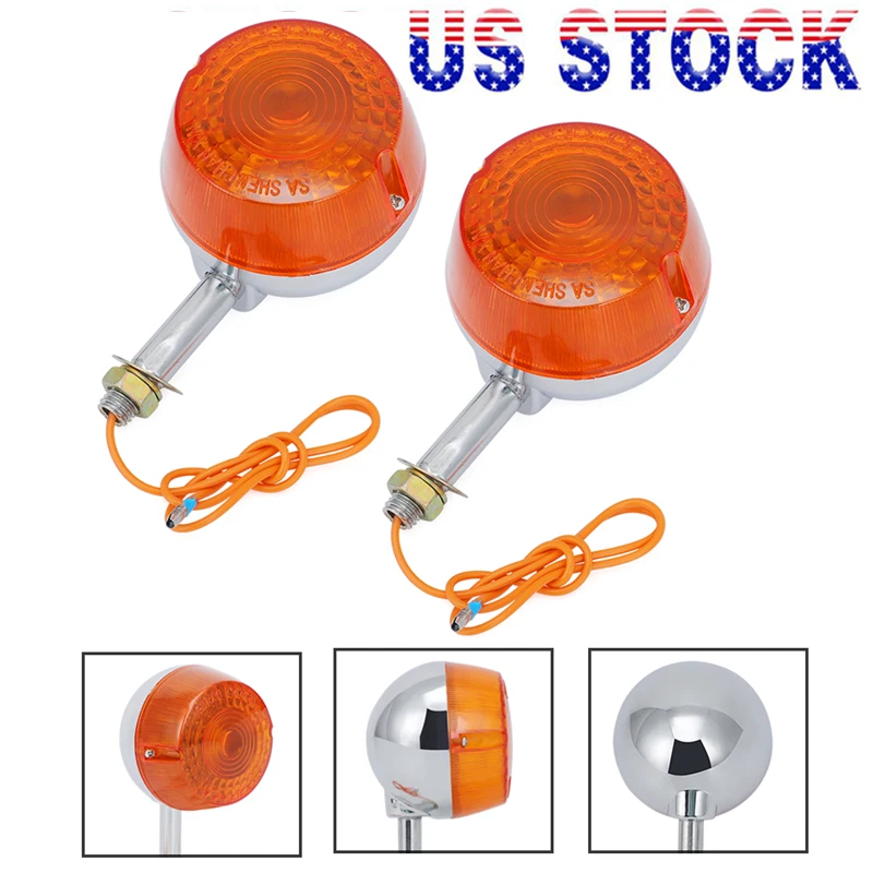 Par PARA Suzuki FA50 FA50x Shuttle Scooter 1980-1991 Indicador de señal de giro ámbar Foto 1 de 4