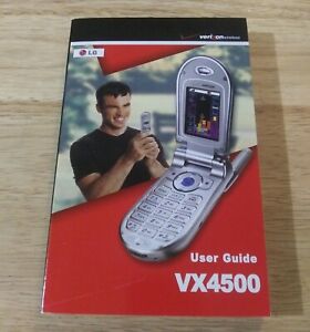 User Guide for LG VX4500 Cellular Cell Flip Phone