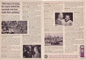 Gulf Oil Clean Engine Performance 1961 Vintage Ad Gulf - Picture 1 of 1