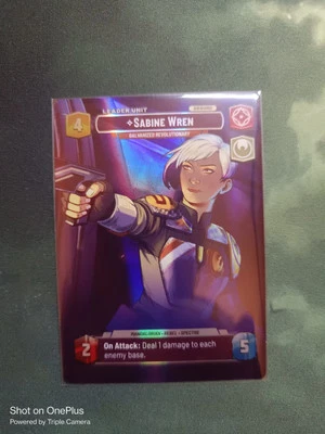 Star Wars Unlimited Sabine Wren Showcase Foil English - Image 1 of 3