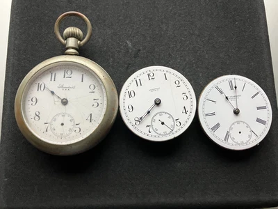 New York Standard 18s 7 Jewel Pocket Watch & Movement Lot - Image 1 of 4