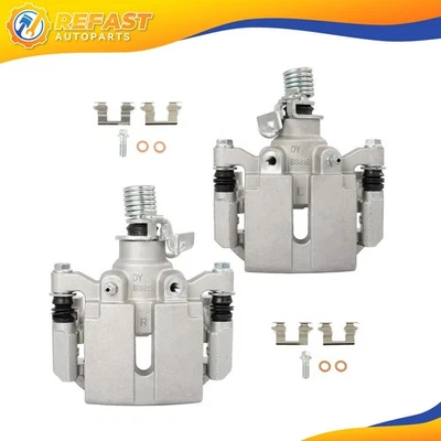 Set of 2 For 2011-2016 Chevrolet Impala w/ Bracket Rear Brake Calipers - Image 1 of 4