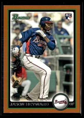 2010 Bowman Orange Jason Heyward RC 118/250 Atlanta Braves #200 - Image 1 of 2